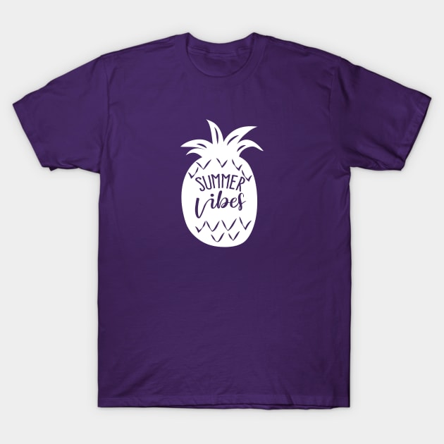 Summer vibes pineapple T-Shirt by Lazarino